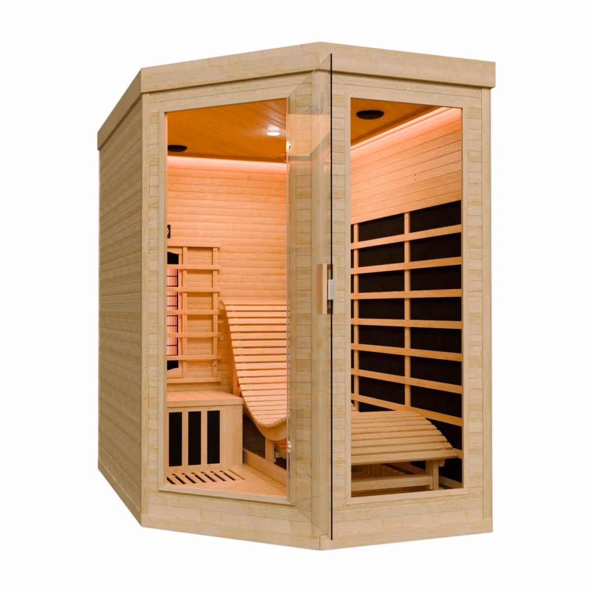 Artsauna Esbjerg Infrarotkabine, Seitenansicht