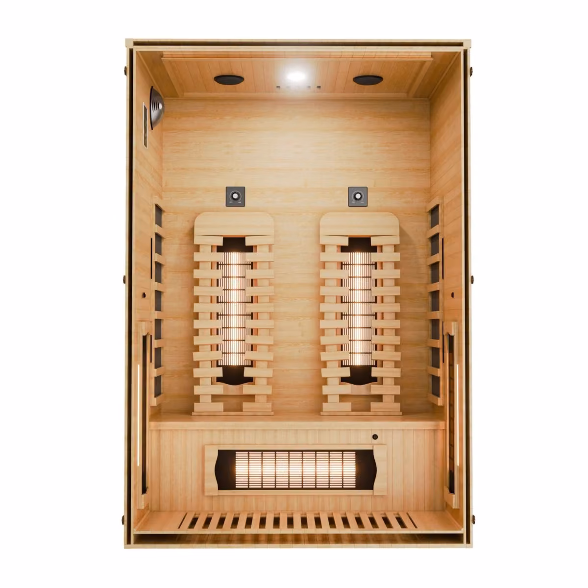 Artsauna Kiruna 130 Premium Infrarotkabine, Frontansicht