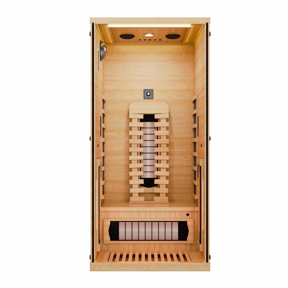 Artsauna Kiruna 90 Premium Infrarotkabine, Frontansicht