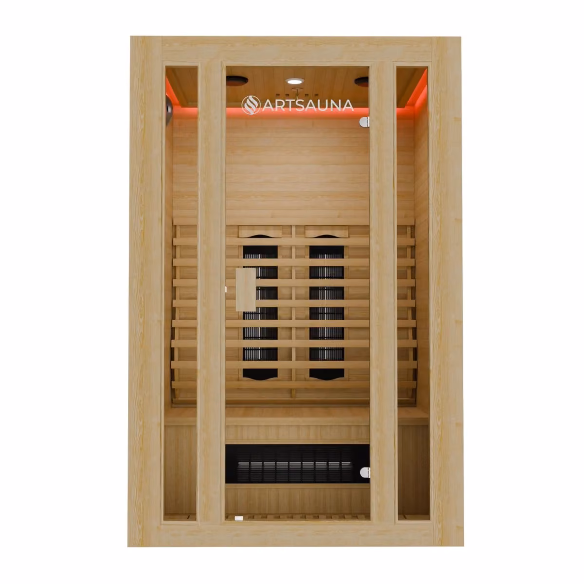 Artsauna Nyborg S120K Infrarotkabine, Frontansicht