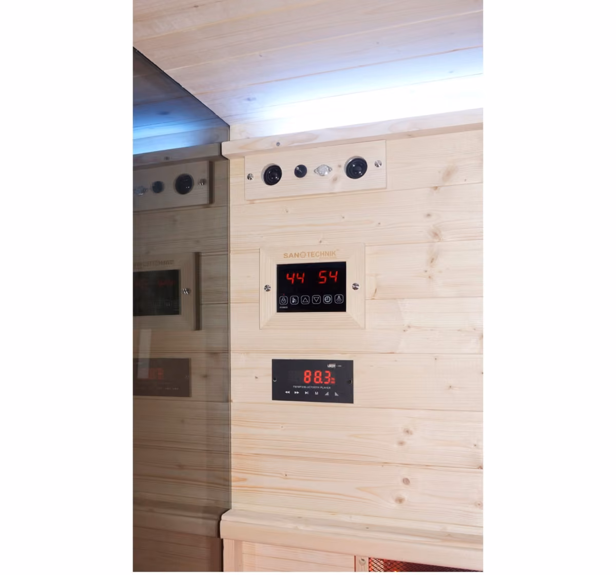 Sanotechnik Billund 1, Bedienelement und FM-/MP3-/Bluetooth-Player